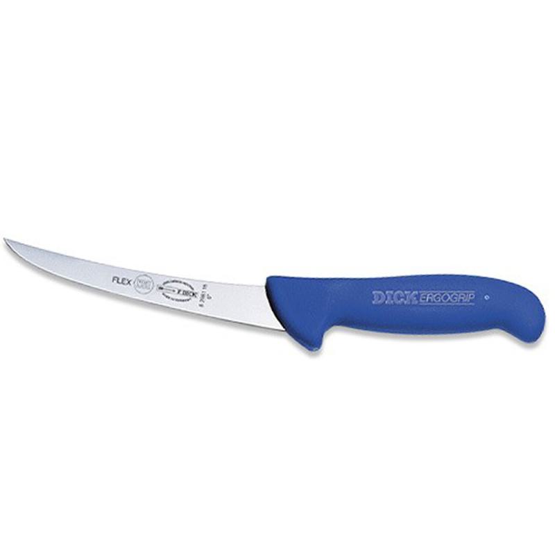 DICK Ausbeinmesser - 13 cm geschweift semiflexibel blau
